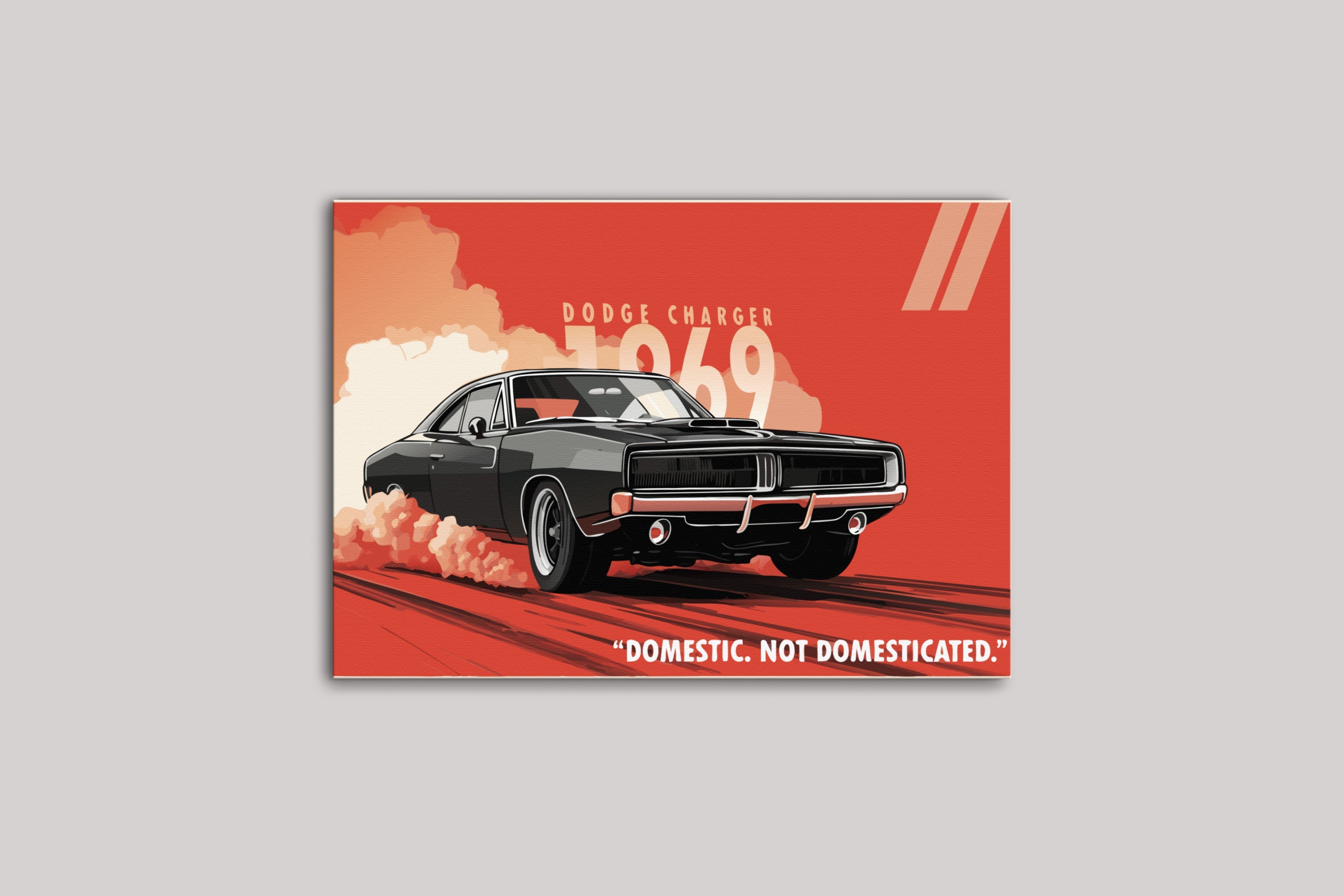1969 Dodge Charger Poster | Classic Muscle Car Wall Art Lazywalls